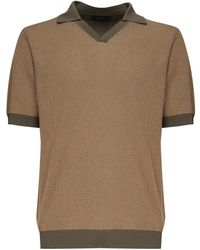 Zanone - Baumwoll T-Shirts Und Polos - Lyst
