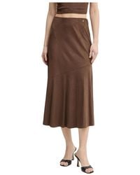 Guess - Nunzia Midi Rok - Lyst
