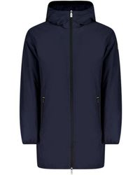 Ciesse Piumini - Jassen ,Blauw ,Polyester Gunbu Lange Gewatteerde Jas - Lyst