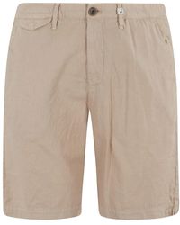 Myths - Sand Leinen Baumwollshorts - Lyst
