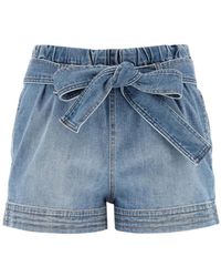 Stella McCartney - Lässige denim shorts für frauen - Lyst