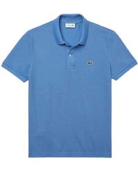 Lacoste - Heldere Blauwe Polo Klassieke Pasvorm Shirt - Lyst