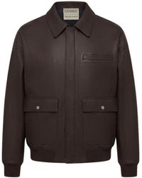 Carrera - Jassen ,Bruin ,Leer Coda Leren Jas - Lyst