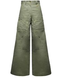 Aeronautica Militare - Wide Trousers - Lyst