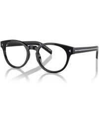 Prada - Elegante Panthos Sonnenbrille Mit Metall Detail - Lyst