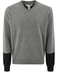 Comme des Garçons - V-Neck Knitwear - Lyst