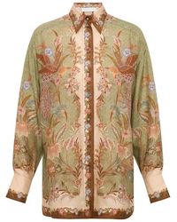 Zimmermann - Indra Relaxed Shirt - Lyst