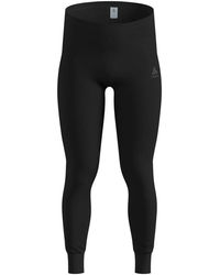 Odlo - Fitness ,Zwart ,Polyester Bl Bottom Long Active Warm - Lyst