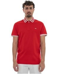 Harmont & Blaine - Tops ,Rood ,Katoen Lrq 491 Polo Shirt Met Korte Mouwen - Lyst