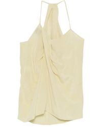Alysi - Tops ,Geel ,Sleeveless Tops - Lyst