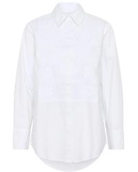 Part Two - Overhemden ,Wit ,Katoen Klassieke Witte Blouse Bright - Lyst