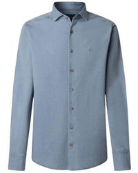 Hackett - Overhemden ,Blauw ,Denim Essential Denim Shirt - Lyst