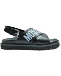 Moschino - Flat Sandals - Lyst