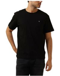 Calvin Klein - Polo t-shirt mit besticktem abzeichen - Lyst