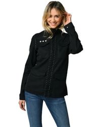 Five Jeans - Jassen ,Zwart ,Katoen Veste Saharienne - Lyst