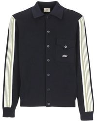 Autry - Truien & Vesten ,Blauw ,Nylon Viscose Overshirt - Lyst