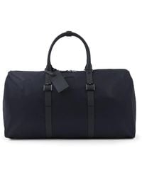 Paul & Shark - Nylon Holdall Tasche Mit Lederbesatz - Lyst