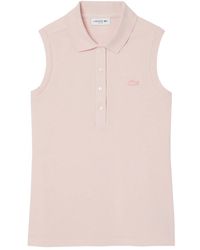 Lacoste - Sleeveless Tops - Lyst