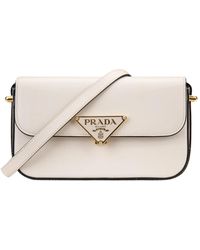 Prada - Borsa A Tracolla Ad Incastro - Lyst