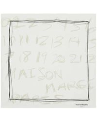 Maison Margiela - Geprinte Zijden Sjaal - Lyst