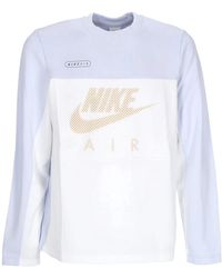 Nike - Camiseta De Manga Larga Para Hombre Sportswear Air Poly-Knit Crew Football//Vivid Sulphur - Lyst