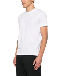 Tom Ford - Tops ,Wit ,Katoen Lyocell Katoen T-Shirt Met Ronde Hals - Lyst