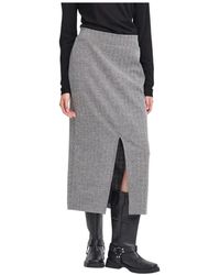 Ichi - Midi Skirts - Lyst