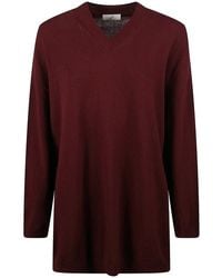 BITE STUDIOS - Truien & Vesten ,Rood ,Wol North V-Neck Sweater - Lyst