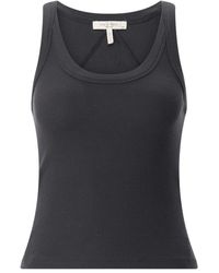 Rag & Bone - Tops ,Zwart ,Katoen Sleeveless Tops - Lyst