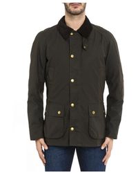 Barbour - Groene Gewaxte Katoenen Jas Aw25 - Lyst