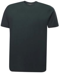Zanone - Tops ,Zwart ,Katoen Slim-Fit Ice Cotton T-Shirt - Lyst