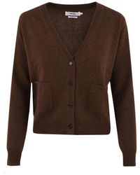 Not Shy - Truien & Vesten ,Bruin ,Kasjmier Ava Cashmere Cardigan - Lyst