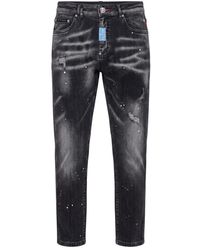 Philipp Plein - New Tapered Fit Jeans Basic - Lyst