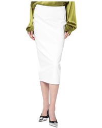 Thelatest - Rokken ,Wit ,Witte Midi Rok - Lyst