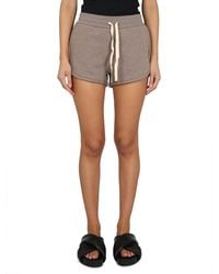 Jil Sander - Korte Broeken ,Grijs ,Katoen Sweatshorts - Lyst