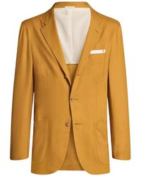 Kiton - Cashmere Single-Breasted Jas - Lyst