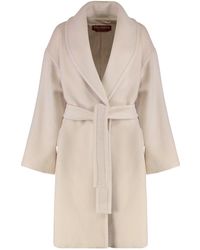 Max Mara - Belted Coats - Lyst