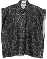 Stella McCartney - Graues Top Für Frauen - Lyst