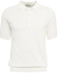 Paolo Pecora - Weißes t-shirt mit modell ss24 - Lyst