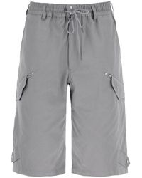 Y-3 - Bermuda-shorts aus canvas mit mehrfachtaschen - Lyst