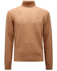 Sun 68 - Round-Neck Knitwear - Lyst