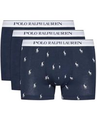Ralph Lauren - 3 stretch boxers set - blaues logo - Lyst