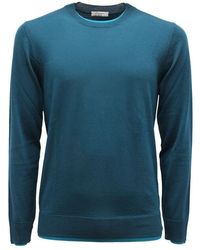 Paolo Pecora - Wollpullover Grün Stilvolles Modell - Lyst