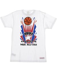 Mitchell & Ness - Tops ,Wit ,All Star Game Stub Korte Mouw Tee - Lyst