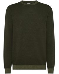 Sun 68 - Truien & Vesten ,Groen ,Sweater Vintage Small Rice L/S - Lyst