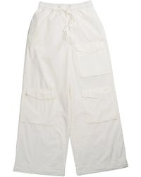 Essentiel Antwerp - Pantalones cargo con bolsillos blancos - Lyst