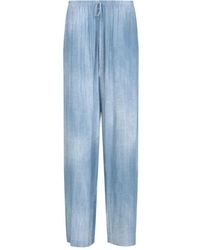 Ermanno Scervino - Bedruckte wide leg jeans - Lyst