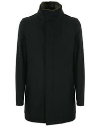 Herno - Wool-Blend Single-Breasted Coat - Lyst