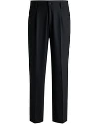 HUGO - Straight Trousers - Lyst