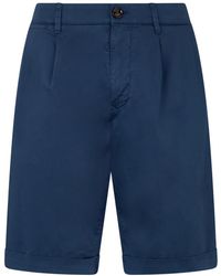 Moorer - Korte Broeken ,Blauw ,Katoen Alicudi - Lyst